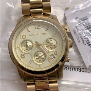Michael Kors gold tone watch